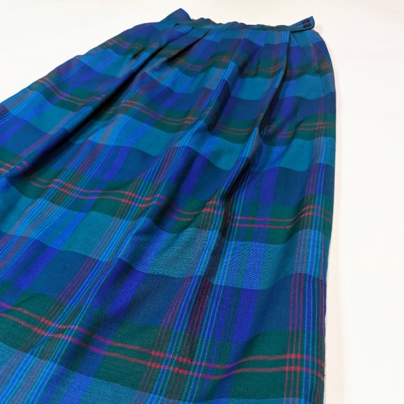 *SOLD ON DIFF PLATFORM* 80s Vintage Miss Pendleton Plaid Skirt - Picture 3 of 3